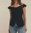 Favorite Daughter One That I Want Off-shoulder Top In Black