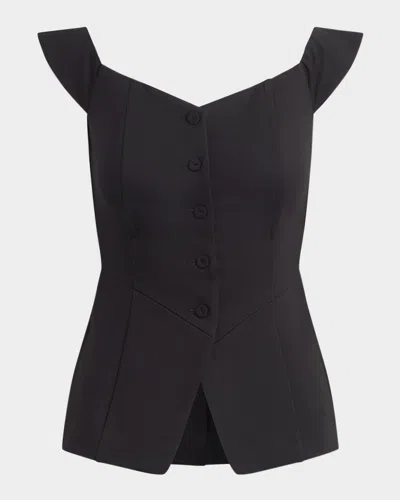 FAVORITE DAUGHTER THE ONE THAT I WANT BUTTON-FRONT TOP