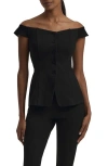 Favorite Daughter The One That I Want Off The Shoulder Top In Black