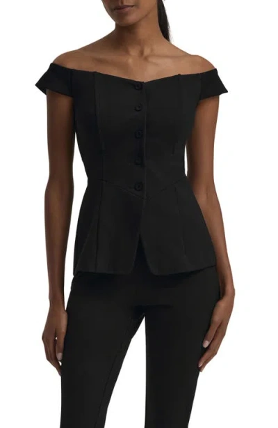 Favorite Daughter The One That I Want Off The Shoulder Top In Black