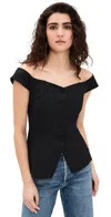 Favorite Daughter One I Want Off Shoulder Top In Black In Black