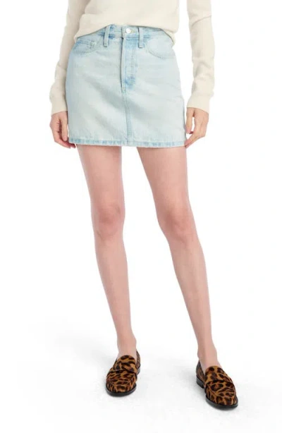 Favorite Daughter The Otto Denim Miniskirt In Blue
