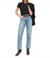 Favorite Daughter The Otto High Rise Boyfriend Ankle Jean In Fresno In Multi