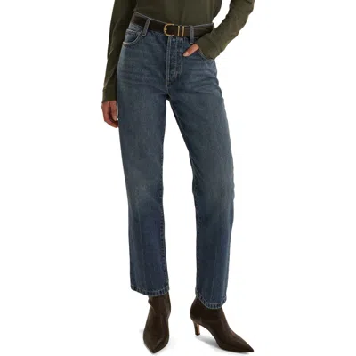 Favorite Daughter The Otto High Waist Ankle Straight Leg Jeans In Vintage Campbell