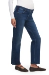 Favorite Daughter The Otto Mama Relaxed Straight Leg Maternity Jeans In Blue