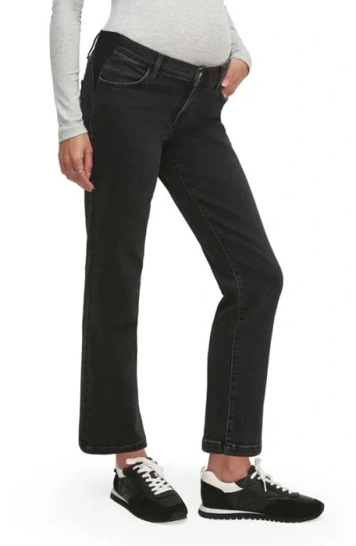 Favorite Daughter The Otto Mama Relaxed Straight Leg Maternity Jeans In Multi