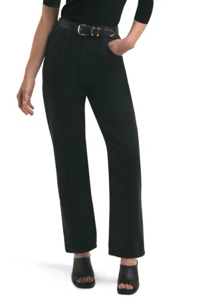 Favorite Daughter The Otto Super High Waist Boyfriend Jeans In Asphalt