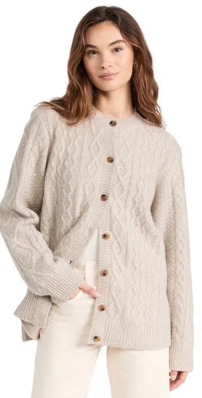 Favorite Daughter The Oversized Cardigan In Basmati