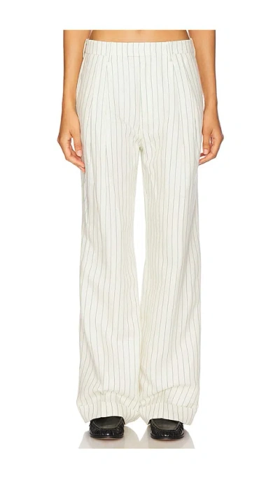 Favorite Daughter The Paige Pant In 翠绿色条纹