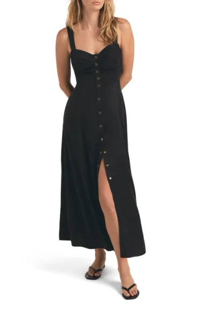 Favorite Daughter The Paloma Sleeveless Maxi Dress In Black