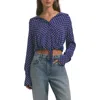 Favorite Daughter The Parker Polka Dot Long Sleeve Button-up Shirt In Venetian Ditsy Dot