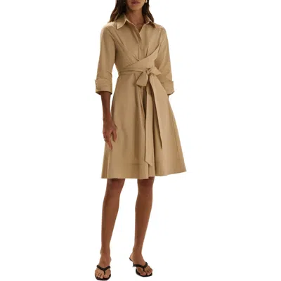 Favorite Daughter The Parker Shirtdress In Brown