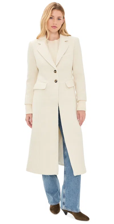 Favorite Daughter The Petite City Coat Ivory In White