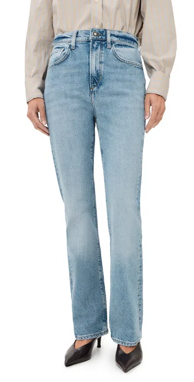Favorite Daughter The Petite Shortie Valentina Boot Jeans Geneva