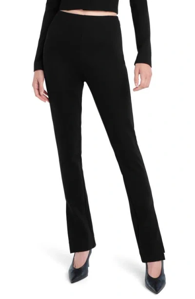 Favorite Daughter The Pointe Ponte Knit Pants In Black
