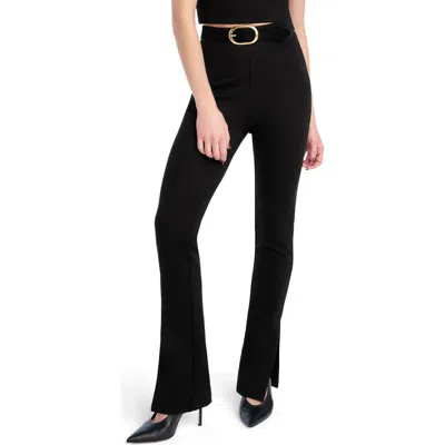Favorite Daughter The Pointe Ponte Knit Pants In Black