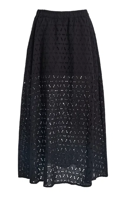 Favorite Daughter The Pretty Please Cotton Midi Skirt In Multi