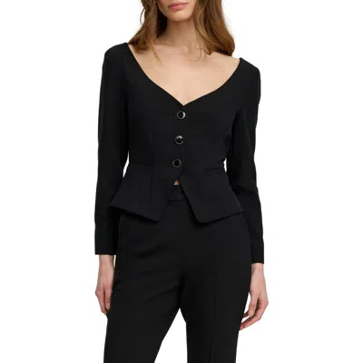 Favorite Daughter The Reveal Blazer In Black