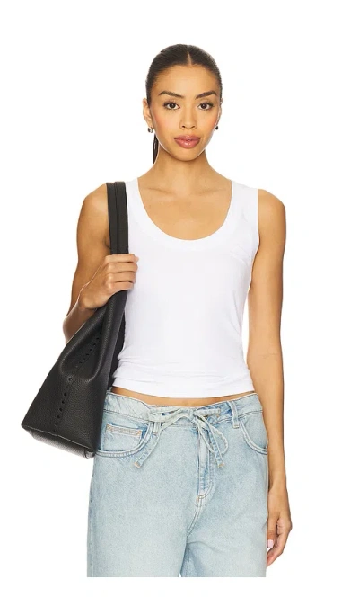 Favorite Daughter The Ribbed Tank In White