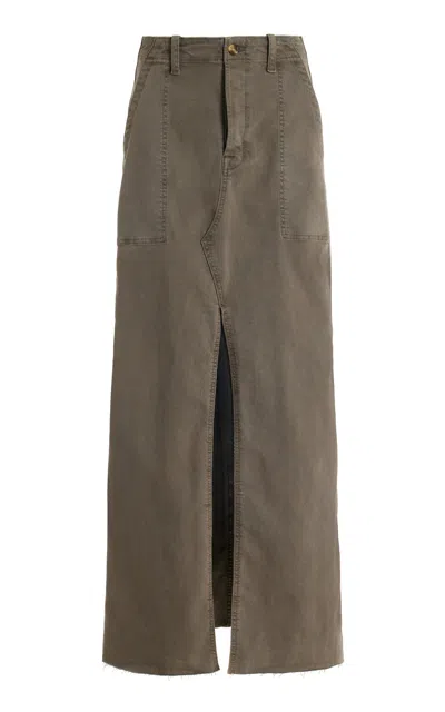 Favorite Daughter The Sadie Utility Skirt In Brown