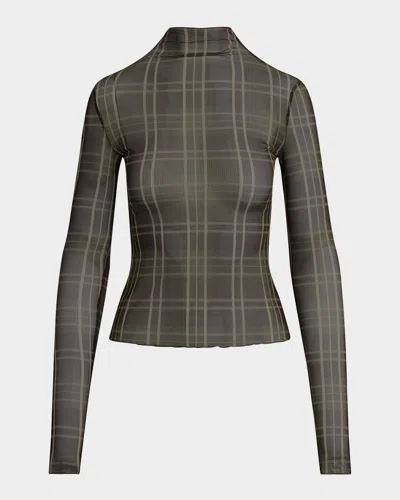 FAVORITE DAUGHTER THE SHEER FANTASY TURTLENECK TOP
