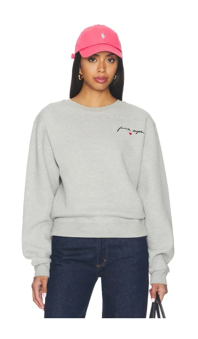 Favorite Daughter The Signature Classic Sweatshirt In Grey