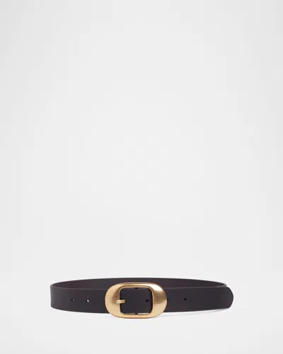 Favorite Daughter The Skinny Jean Belt In Dark Brown