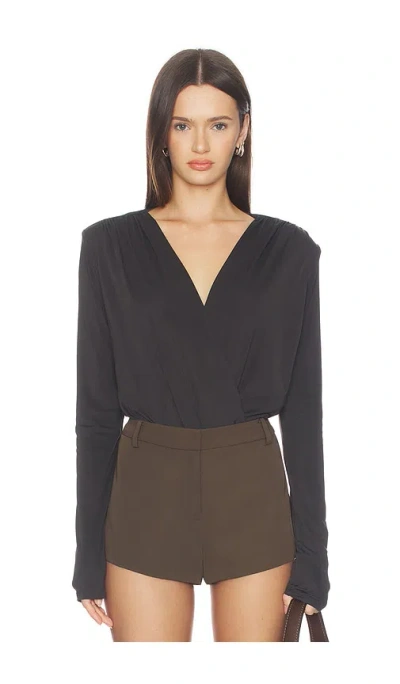 Favorite Daughter The Slinky Date Blouse In Brown