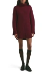 Favorite Daughter The St. James Wool & Cashmere Blend Turtleneck Sweater Dress In Vineyard