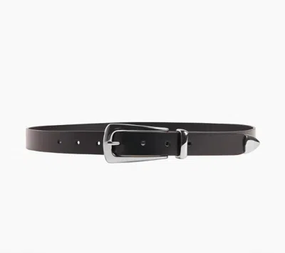 Favorite Daughter The Statement Belt In Black/nickel