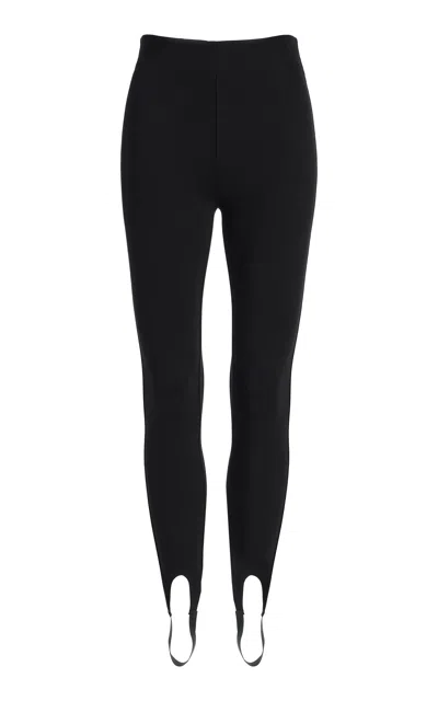 Favorite Daughter The Stirrup Jersey Slim-leg Pants In Black
