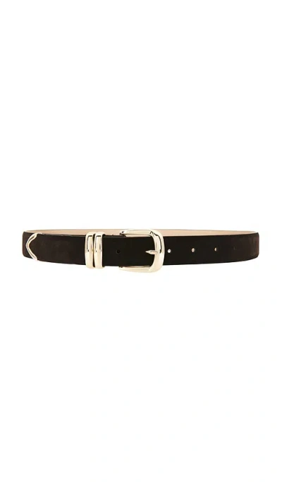 Favorite Daughter The Suede Jordan Belt In Black
