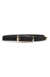 Favorite Daughter The Suede Statement Belt In Black