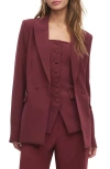Favorite Daughter The Suits You Blazer In Burgundy