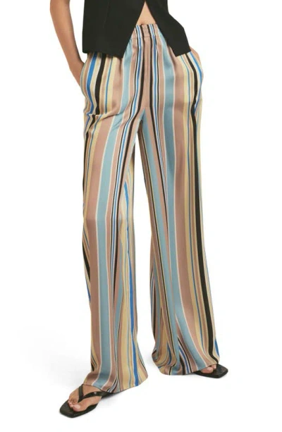 Favorite Daughter The Summer Friday Pants In Riviera Stripe