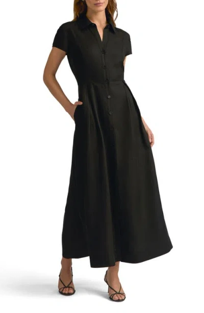 Favorite Daughter The Sunday Best Maxi Shirtdress In Black