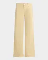 Favorite Daughter The Taylor Low-rise Trousers In Yellow