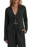 Favorite Daughter The Tied & True Cotton Gauze Shirt