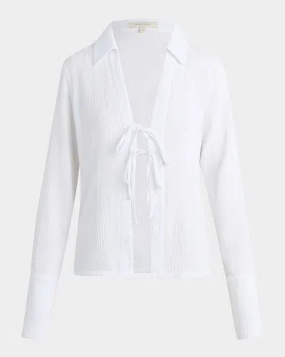FAVORITE DAUGHTER THE TIED AND TRUE GAUZE TOP