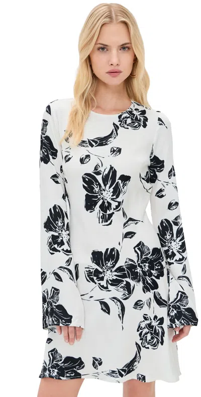 Favorite Daughter The Truly Madly Mini Dress Vintage Floral In White