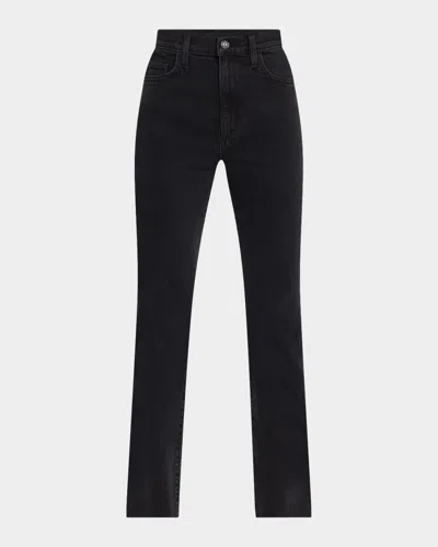Favorite Daughter The Valentina Ankle Flare Jeans In Black
