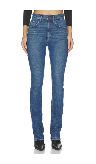 Favorite Daughter The Valentina Boot Super High Rise In Blue