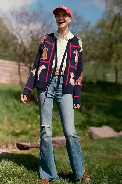 Favorite Daughter The Valentina High-rise Bootcut Jeans In Blue