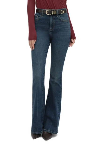 Favorite Daughter The Valentina High Waist Flare Jeans In Green