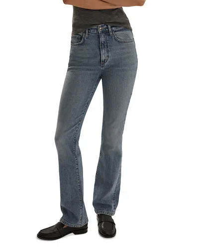 Favorite Daughter The Valentina Super High Rise Bootcut Jeans In Geneva In Multi