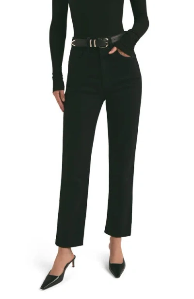 Favorite Daughter The Valentina Super High Waist Cigarette Jeans In Basalt
