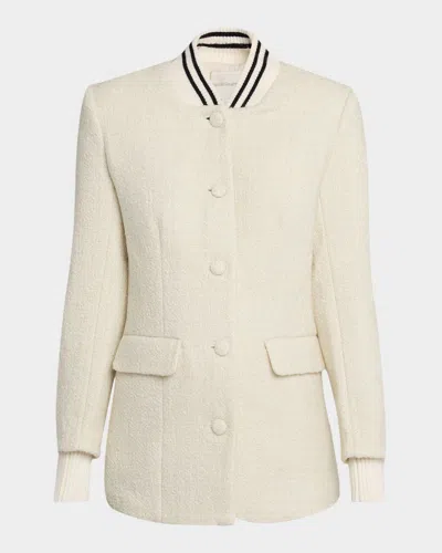 Favorite Daughter The Varsity Boucle Blazer In Neutral