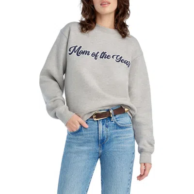 Favorite Daughter The Varsity Mom Of The Year French Terry Graphic Sweatshirt In Gray