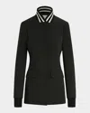 Favorite Daughter The Varsity Tailored Blazer In Black