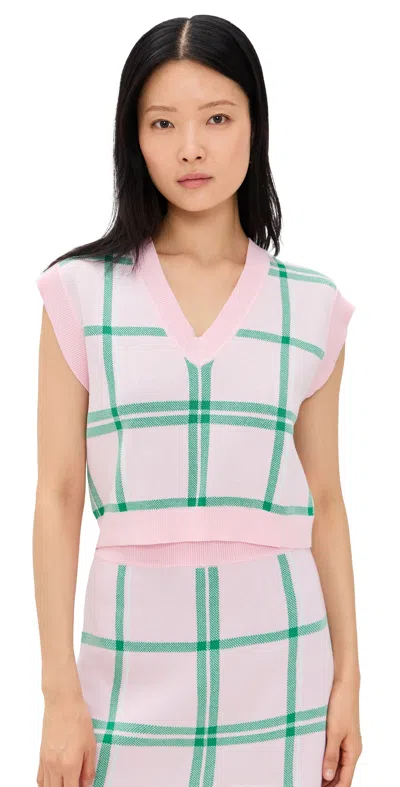 FAVORITE DAUGHTER THE VERONICA VEST WISTERIA PLAID